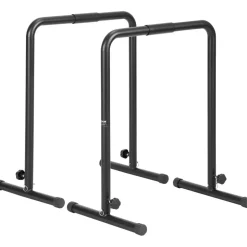 VEVOR Dip Bars, 440 lbs Capacity, Heave Duty Dip Stand Station with Adjustable Height, Fitness Workout Dip Bar Station Stabilizer Parallette Push Up Stand, Parallel Bars for Strength Training Home Gym