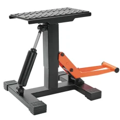 VEVOR Dirt Bike Lift Stand, Motorcycle Jack Lift Stand 440 lbs Capacity and Hydraulic Lift Operation, Adjustable Height Hoist Table, for Dirt Pit Bike Repair, Maintenance, Dirt Bike Accessories