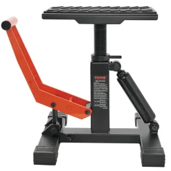 VEVOR Dirt Bike Lift Stand, Motorcycle Jack Lift Stand 440 lbs Capacity and Hydraulic Lift Operation, Adjustable Height Hoist Table, for Dirt Pit Bike Repair, Maintenance, Dirt Bike Accessories