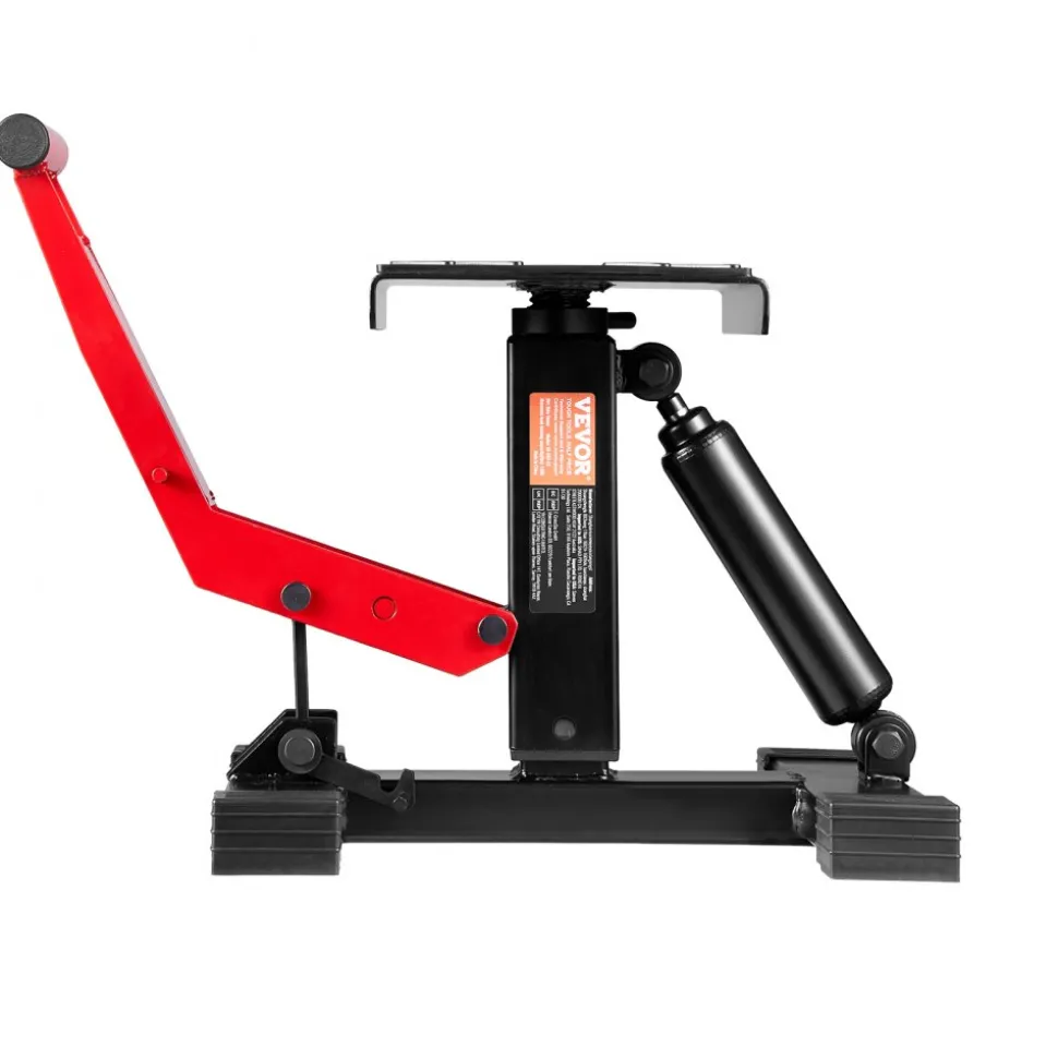 VEVOR Dirt Bike Lift Stand, Motorcycle Jack Lift Stand 1200lbs Capacity and Hydraulic Lift Operation, Hoist Table Adjustable Height 9.8"-18.3" for Dirtbike Repair, Maintenance, Dirt Bike Accessories