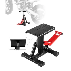 VEVOR Dirt Bike Lift Stand, Motorcycle Jack Lift Stand 1200lbs Capacity and Hydraulic Lift Operation, Hoist Table Adjustable Height 9.8