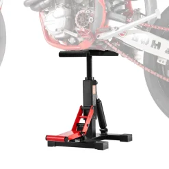 VEVOR Dirt Bike Lift Stand, Motorcycle Jack Lift Stand 1200lbs Capacity and Hydraulic Lift Operation, Hoist Table Adjustable Height 9.8