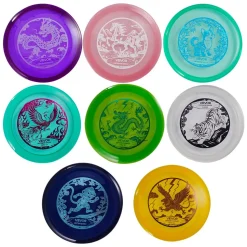 VEVOR Disc Golf Set, 8 Pack Disc Golf Starter Set, Beginners Flying Discs for Full-Body Strength Training, with Putter, Mid-Range, Driver, for Outdoor Backyard, Lawn, Beach, and Park