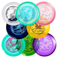 VEVOR Disc Golf Set, 8 Pack Disc Golf Starter Set, Beginners Flying Discs for Full-Body Strength Training, with Putter, Mid-Range, Driver, for Outdoor Backyard, Lawn, Beach, and Park