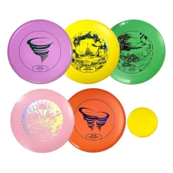 VEVOR Disc Golf Set, 5 PCS Beginners Flying Discs, Disc Golf Starter Set for Full-Body Strength Training, with Putter, Mid-Range, Driver, Mini Marker, for Outdoor Backyard, Lawn, Beach