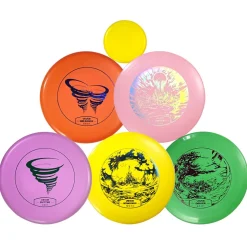 VEVOR Disc Golf Set, 5 PCS Beginners Flying Discs, Disc Golf Starter Set for Full-Body Strength Training, with Putter, Mid-Range, Driver, Mini Marker, for Outdoor Backyard, Lawn, Beach