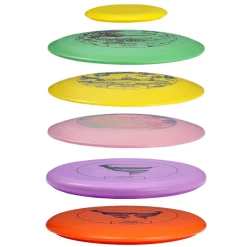 VEVOR Disc Golf Set, 5 PCS Beginners Flying Discs, Disc Golf Starter Set for Full-Body Strength Training, with Putter, Mid-Range, Driver, Mini Marker, for Outdoor Backyard, Lawn, Beach