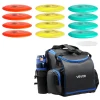 VEVOR Disc Golf Set, 12 PCS Flying Discs for Beginners, Disc Golf Starter Set, with Putter, Mid-Range, Driver, Including Mini Marker, Portable Backpack, for Outdoor Backyard, Lawn, Beach, and Park