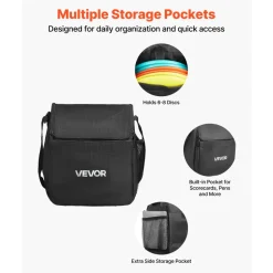 VEVOR Disc Golf Set, 6 PCS Flying Discs for Beginners, Disc Golf Starter Set, with Putter, Mid-Range, Driver, Including Mini Marker, Portable Backpack, for Outdoor Backyard, Lawn, Beach, and Park