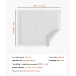 VEVOR Disposable Underpads, 21