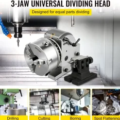 VEVOR Dividing Head BS-1 Dividing Head Set 6