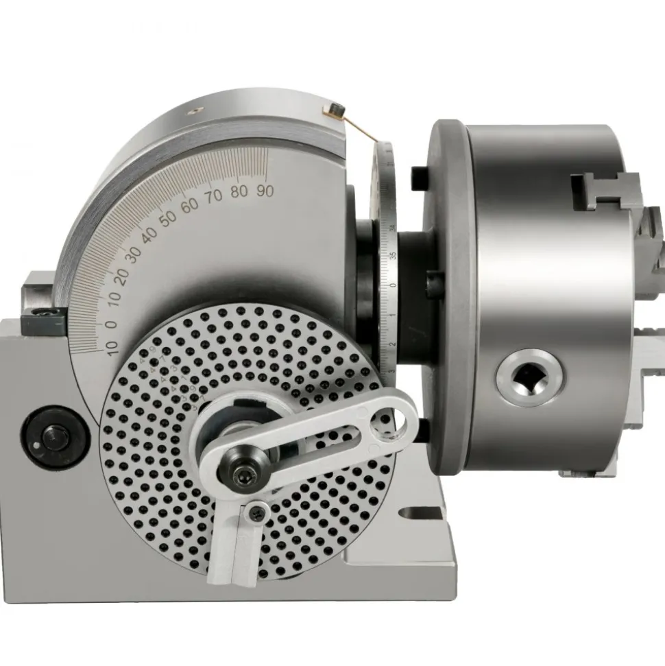 VEVOR Dividing Head BS-1 Dividing Head Set 6" 3-jaw Chuck Semi Universal Milling Set with 6" Chuck+Tailstock+Dividing Plates for Milling Grinding Drilling Machine