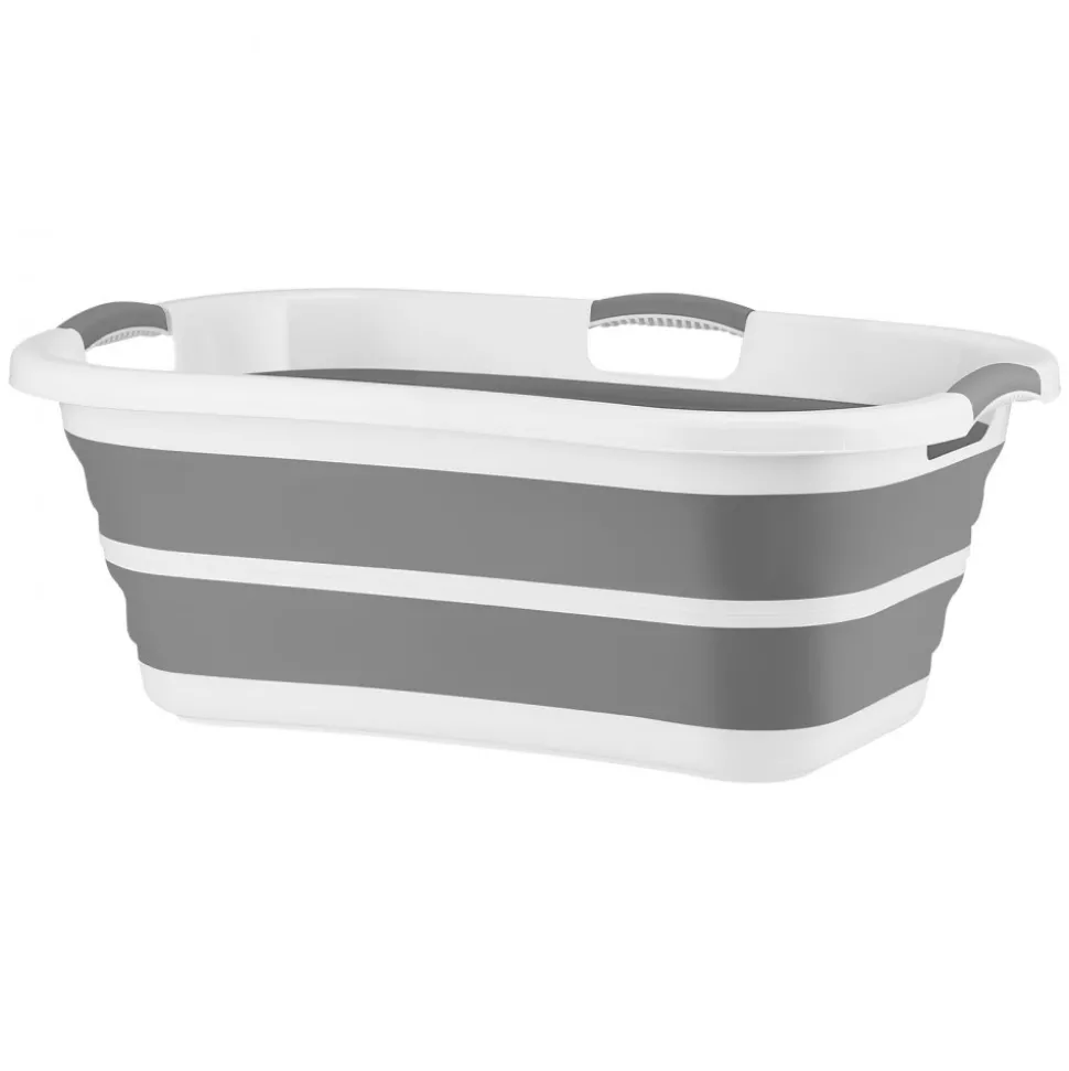 VEVOR Dog Bathtub, Elevated Dog Bath Tub, 2 in 1 Collapsible Pet Bathing Grooming Wash Station, Portable Foldable Space-saving, Built-in Drain Outlet with Drain Hose for Small Pet Cat, Gray & White