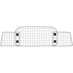 VEVOR Dog Car Barrier, 38"-66.3" Adjustable Car Divider for Trunk Cargo Area, Universal-Fit Back Seat Heavy-Duty Wire Mesh Dogs Separator Guard Net, Vehicle Pet Barrier for Sedans, Trucks and SUVs