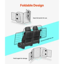 VEVOR Dog Car Barrier, 36.6