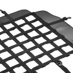 VEVOR Dog Car Barrier, Mesh Cargo Pet Net for Jeep Wrangler JK 2007-2017 JL 20018-2024, Vehicle Pet Barrier Fits Behind Rear Seat Cargo Area, Scratch and Tear-Resistant Polyester Mesh, Easy to Install