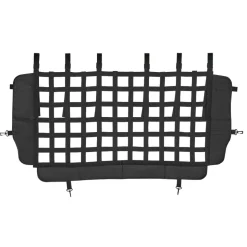 VEVOR Dog Car Barrier, Mesh Cargo Pet Net for Jeep Wrangler JK 2007-2017 JL 20018-2024, Vehicle Pet Barrier Fits Behind Rear Seat Cargo Area, Scratch and Tear-Resistant Polyester Mesh, Easy to Install
