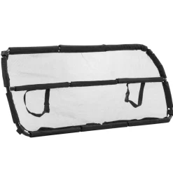 VEVOR Dog Car Barrier, 46" Wide Car Divider for Cargo Area, Vehicle Pet Barrier with See Through Net Mesh, Universal-Fit Dog Car Barrier for Small-Sized SUVs, Trucks and Vehicle, Black