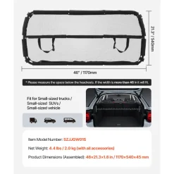 VEVOR Dog Car Barrier, 46