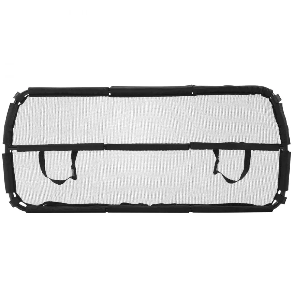 VEVOR Dog Car Barrier, 46" Wide Car Divider for Cargo Area, Vehicle Pet Barrier with See Through Net Mesh, Universal-Fit Dog Car Barrier for Small-Sized SUVs, Trucks and Vehicle, Black