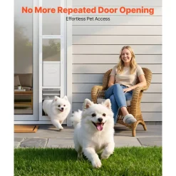 VEVOR Dog Door for Sliding Glass Door, 75 7/8