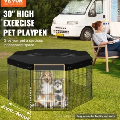 VEVOR Dog Playpen, 8 Pcs 30