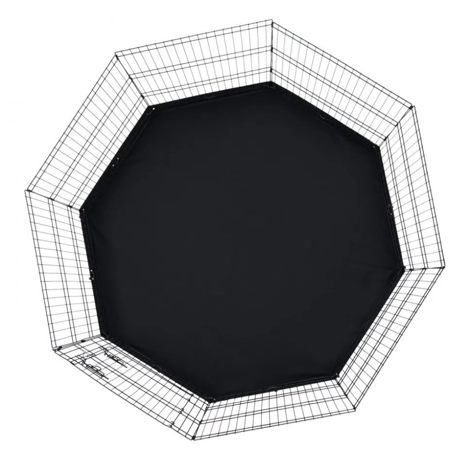 VEVOR Dog Playpen, 8 Pcs 30"H x 24"W Panels Foldable Metal Pet Exercise Pen, Dog Fence Indoor and Outdoor Pen with Door, 600D Oxford Fabric Bottom Pad, Pet Playpen for Dogs, Cats, Other Small Animals