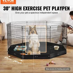 VEVOR Dog Playpen, 8 Pcs 30