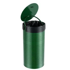 VEVOR Dog Poop Trash Can with 50 Liner Bags, 11.5 Gallons Outdoor Dog Waste Bin with Lid & Liner Clip for Pet Waste Station, Dog Waste Disposal Container for Garden Backyard Park