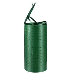 VEVOR Dog Poop Trash Can with 50 Liner Bags, 11.5 Gallons Outdoor Dog Waste Bin with Lid & Liner Clip for Pet Waste Station, Dog Waste Disposal Container for Garden Backyard Park