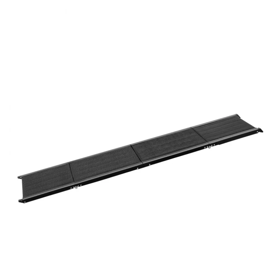 VEVOR Dog Ramp for Cars, 71" L x 17" W, Folding Pet Ramps for Medium & Large Dogs up to 250lbs, Pet Stair Ramp with Non-Slip Oxford Fabric Surface, Portable Outdoor Dog Car Ramps for SUV & Truck
