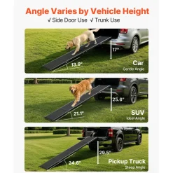 VEVOR Dog Ramp for Cars, 71