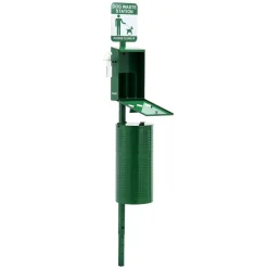 VEVOR Dog Waste Station with Hand Wash Bottle, Commercial Dog Poop Station, 11.5 Gallons Pet Waste Bin with 50 Can Liners, Bag Dispenser & 600 Waste Bags, Outdoor Dog Waste Disposal System for Backyard
