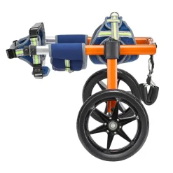 VEVOR Dog Wheelchair for Back Legs, Lightweight 2 Wheels Pet Wheelchair, Height, Width & Length Adjustable, Dog Cart with Shock-Absorbing Wheels, for Injured, Disabled Dogs 35-48 lbs, Medium