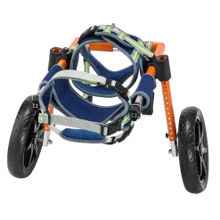 VEVOR Dog Wheelchair for Back Legs, Lightweight 2 Wheels Pet Wheelchair, Height, Width & Length Adjustable, Dog Cart with Shock-Absorbing Wheels, for Injured, Disabled Dogs 35-48 lbs, Medium