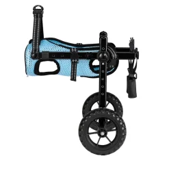 VEVOR Dog Wheelchair for Back Legs, Adjustable 2 Wheels Pet Wheelchair, Lightweight  Dog Cart with Shock-Absorbing Wheels, Mobility Support Wheel Chair for Disabled Injured Dogs up to 22lbs , X-Small