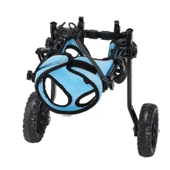 VEVOR Dog Wheelchair for Back Legs, Adjustable 2 Wheels Pet Wheelchair, Lightweight  Dog Cart with Shock-Absorbing Wheels, Mobility Support Wheel Chair for Disabled Injured Dogs up to 22lbs , X-Small