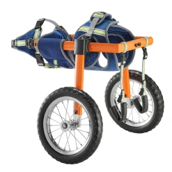 VEVOR Dog Wheelchair for Back Legs, Lightweight 2 Wheels Pet Wheelchair, Height, Width & Length Adjustable, Dog Cart with Shock-Absorbing Wheels, for Injured, Disabled Dogs 48-88 lbs, Large