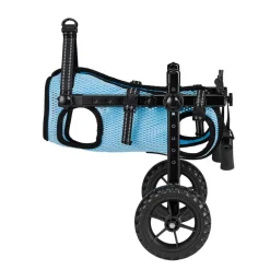VEVOR Dog Wheelchair for Back Legs, Adjustable 2 Wheels Pet Wheelchair, Lightweight  Dog Cart with Shock-Absorbing Wheels, Mobility Support Wheel Chair for Disabled Injured Dogs up to 22lbs, Small