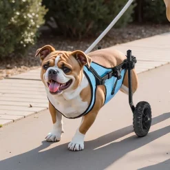 VEVOR Dog Wheelchair for Back Legs, Adjustable 2 Wheels Pet Wheelchair, Lightweight  Dog Cart with Shock-Absorbing Wheels, Mobility Support Wheel Chair for Disabled Injured Dogs up to 22lbs, Medium