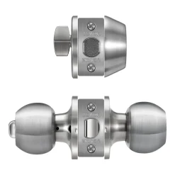 VEVOR Door Knob and Deadbolt Set, Satin Nickel Entry Door Knob and Single Cylinder Deadbolt Combo Pack, Fit for 1-3/8