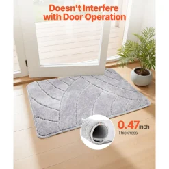 VEVOR Door Mat, 29.53 x 17.72 Inch, Front Door Mat Outside Entrance with Non-slip Rubber Backing, Dirt-Resistant & Absorbent, Easy to Clean, Low-Profile Doormat for for Entryway, Patio, Porch, Beige