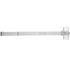 VEVOR Door Push Bar Panic Exit Device, 31” Stainless Steel Commercial Emergency Exit Door Push Bar with Exterior Lever and 3 Keys, Emergency Exit Door Hardware for 30