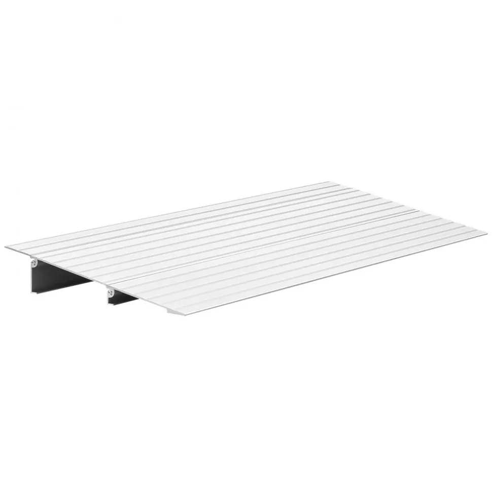 VEVOR Door Threshold Ramp, 2 inch Rise, Aluminum Alloy Threshold Ramp Rated 800 lbs Load Capacity, Handicap Ramps for Home Steps for Wheelchair, Scooters, Power Chairs, Walkers, Bicycle, Tricycle