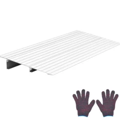 VEVOR Door Threshold Ramp, 2 inch Rise, Aluminum Alloy Threshold Ramp Rated 800 lbs Load Capacity, Handicap Ramps for Home Steps for Wheelchair, Scooters, Power Chairs, Walkers, Bicycle, Tricycle