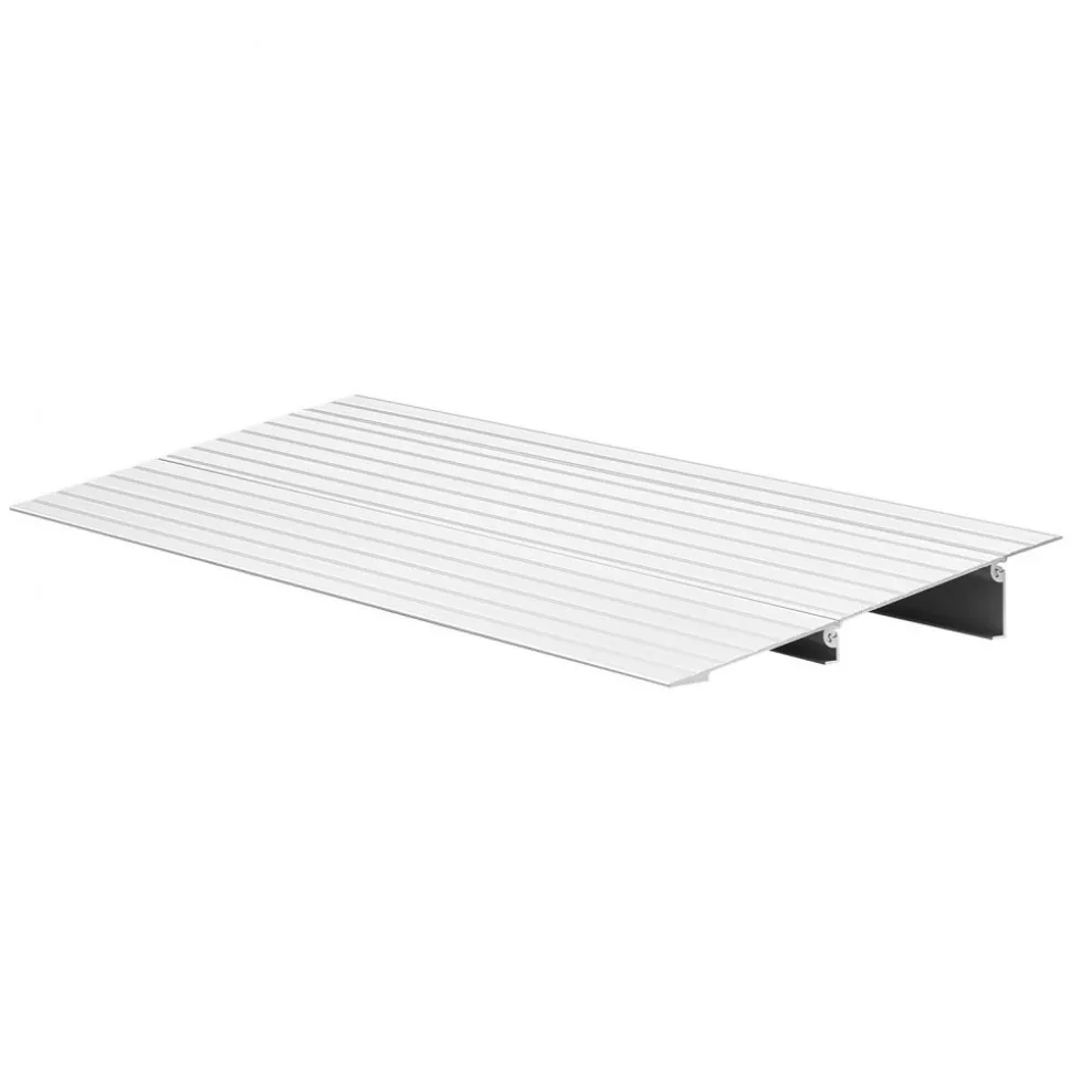 VEVOR Door Threshold Ramp, 2 inch Rise, Aluminum Alloy Threshold Ramp Rated 800 lbs Load Capacity, Handicap Ramps for Home Steps for Wheelchair, Scooters, Power Chairs, Walkers, Bicycle, Tricycle