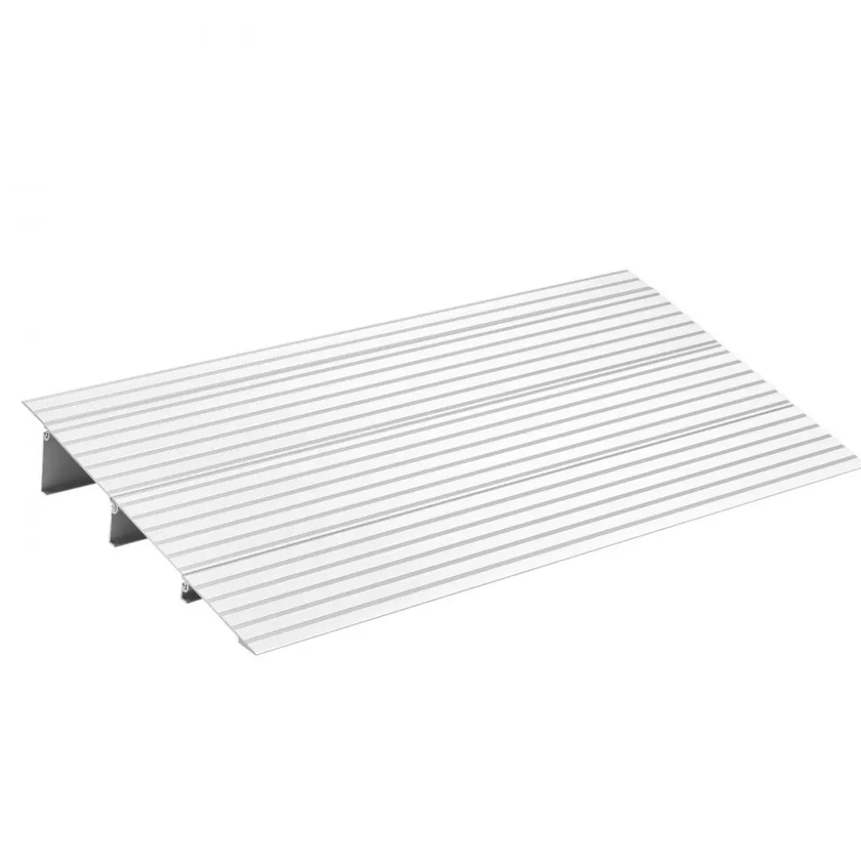 VEVOR Door Threshold Ramp, 3 inch Rise, Aluminum Alloy Threshold Ramp Rated 800 lbs Load Capacity, Handicap Ramps for Home Steps for Wheelchair, Scooters, Power Chairs, Walkers, Bicycle, Tricycle