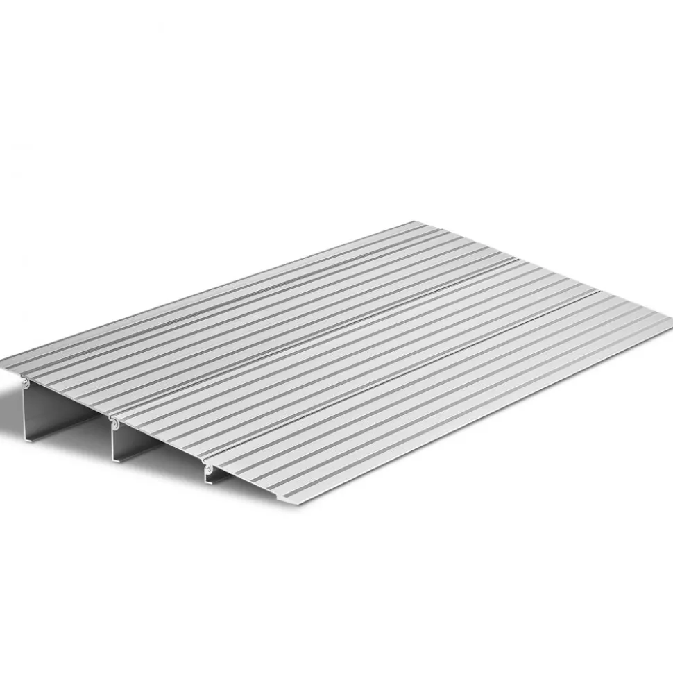 VEVOR Door Threshold Ramp, 3 inch Rise, Aluminum Alloy Threshold Ramp Rated 800 lbs Load Capacity, Handicap Ramps for Home Steps for Wheelchair, Scooters, Power Chairs, Walkers, Bicycle, Tricycle