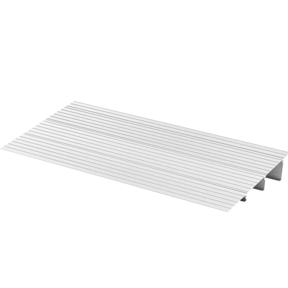 VEVOR Door Threshold Ramp, 3 inch Rise, Aluminum Alloy Threshold Ramp Rated 800 lbs Load Capacity, Handicap Ramps for Home Steps for Wheelchair, Scooters, Power Chairs, Walkers, Bicycle, Tricycle