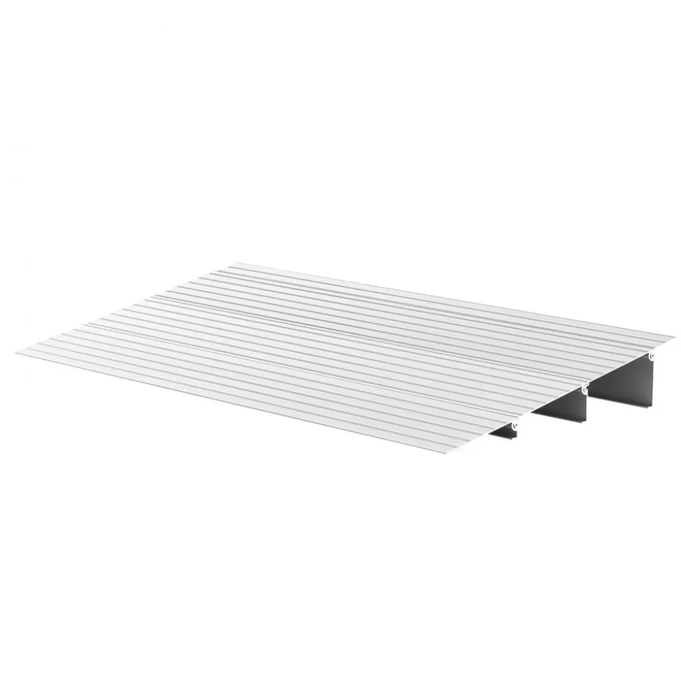 VEVOR Door Threshold Ramp, 3 inch Rise, Aluminum Alloy Threshold Ramp Rated 800 lbs Load Capacity, Handicap Ramps for Home Steps for Wheelchair, Scooters, Power Chairs, Walkers, Bicycle, Tricycle